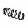 Suspension Spring rear axle coil spring Ø 12.2 mm EIBACH for e.g. VW GOLF