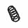 Suspension Spring rear axle coil spring Ø 12.2 mm EIBACH for e.g. VW GOLF
