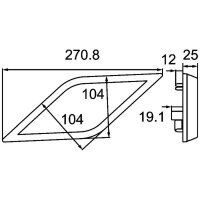 Nebelschlussleuchte links LED HELLA 2NE 013 345-031