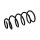 Suspension Spring rear axle coil spring Ø 10.5 mm EIBACH for FIAT PUNTO