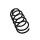 Suspension Spring rear axle coil spring Ø 10.5 mm EIBACH for FIAT PUNTO