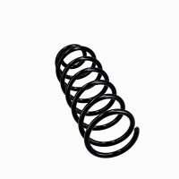Suspension Spring rear axle coil spring Ø 12.5 mm EIBACH for e.g. CITROËN C8