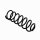 Suspension Spring rear axle coil spring Ø 12.5 mm EIBACH for e.g. CITROËN C8