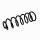 Suspension Spring rear axle coil spring Ø 12.5 mm EIBACH for e.g. CITROËN C8