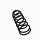 Suspension Spring rear axle coil spring Ø 12.5 mm EIBACH for e.g. CITROËN C8