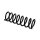Suspension Spring Rear Axle Coil Spring Ø 12 mm EIBACH for FORD C-MAX