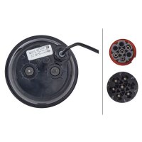 Rückleuchte rechts mit Nebelschlusslicht (LED) 24 V LED HELLA für DAF KRONE