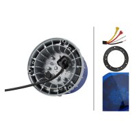 Rotating Beacon 30 V 22 W LED HELLA universally applicable for various vehicles
