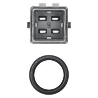 Press-fit coolant temperature sensor 4-pin HELLA for AUDI...