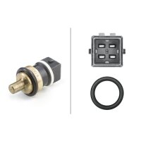 Sensor Kühlmitteltemperatur 4-polig mit Dichtung HELLA für VW GOLF IV (1J1)