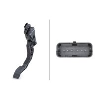 Sensor Fahrpedalstellung 6-polig HELLA für PEUGEOT 208 I (CA_/ CC_)