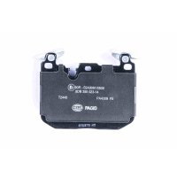 Brake pad set, front brake disc HELLA PAGID for BMW 2 Coupe