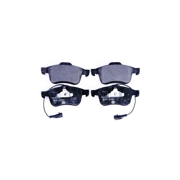 Bremsbelagsatz mit Verschleißwarnkontakt 20 mm HELLA für u.a. FIAT DOBLO