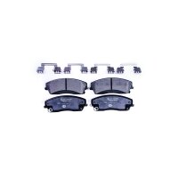 Brake pad set with wear warning 19.2 mm HELLA for DODGE...