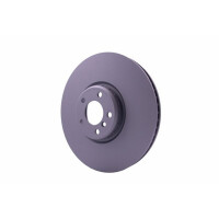 2 Brake Discs internally ventilated Ø 75 mm 36 mm HELLA suitable for BMW X6