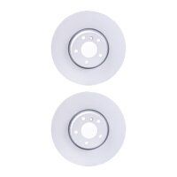 2 Brake Discs two-piece Ø 75 mm 36 mm HELLA...