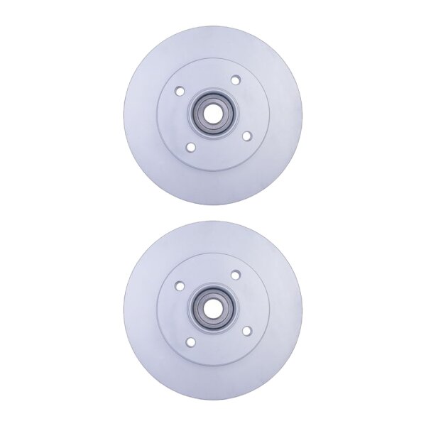 2 Brake Discs full Ø 55.9 mm 9 mm HELLA suitable for PEUGEOT 307 and others