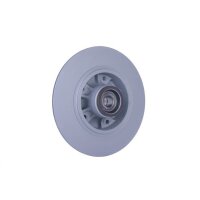 2 Bremsscheiben voll Ø 50,2 mm 8 mm HELLA passend für u.a. RENAULT MEGANE