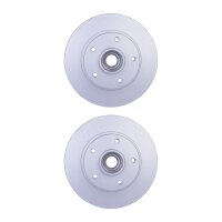 2 Brake Discs full Ø 52.3 mm 8 mm HELLA suitable...