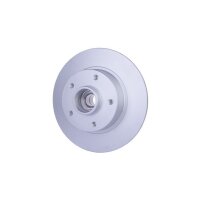 2 Brake Discs full Ø 52.3 mm 8 mm HELLA suitable for e.g. RENAULT MEGANE