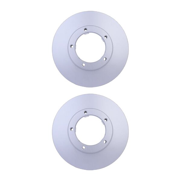 2 Brake Discs internally ventilated Ø 110 mm 40 mm HELLA for FUSO CANTER