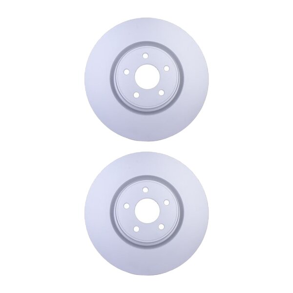 2 Brake Discs internally ventilated Ø 63.5 mm 28 mm HELLA for FORD FOCUS