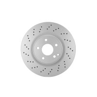 2 Brake Discs perforated Ø 67 mm 32 mm HELLA...