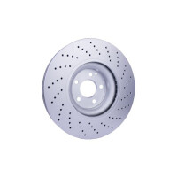 2 Brake Discs internally ventilated Ø 67 mm 36 mm HELLA suitable for e.g. MB SL