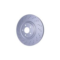 2 Bremsscheiben gelocht Ø 67 mm 30 mm HELLA passend für u.a. MB C-KLASSE