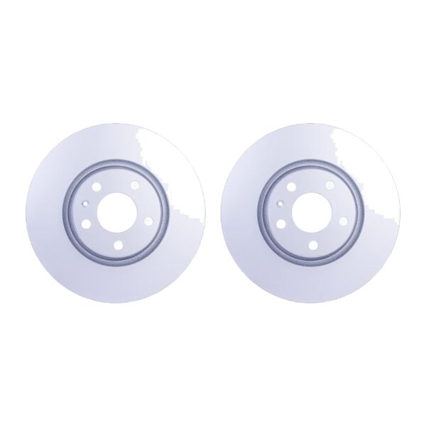 2 Brake Discs externally ventilated Ø 68 mm 30 mm HELLA suitable for AUDI A6