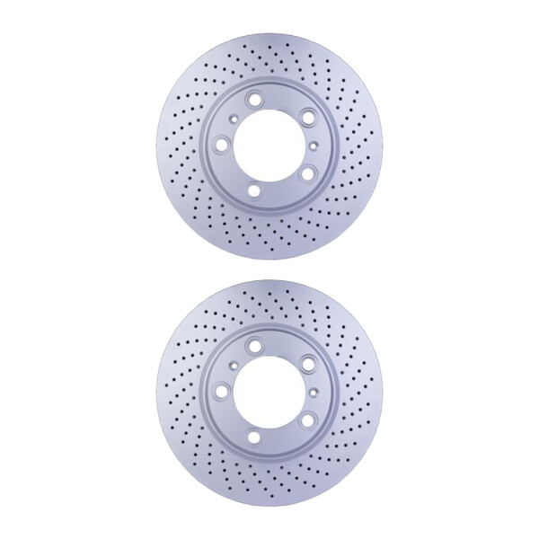 2 Bremsscheiben innenbelüftet Ø 98 mm 34 mm HELLA für u.a. PORSCHE 911
