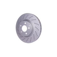 2 Brake Discs perforated Ø 67 mm 32 mm HELLA suitable for e.g. MB E-CLASS