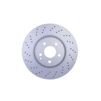 2 Brake Discs perforated Ø 67 mm 32 mm HELLA...