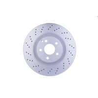 2 Brake Discs perforated Ø 67 mm 32 mm HELLA...