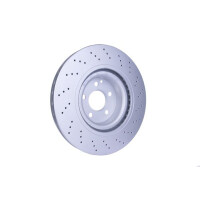 2 Brake Discs perforated Ø 67 mm 32 mm HELLA suitable for e.g. MB S-CLASS