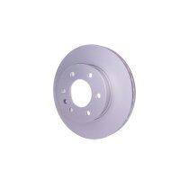 2 Brake Discs internally ventilated Ø 85 mm 28 mm HELLA for e.g. MB SPRINTER