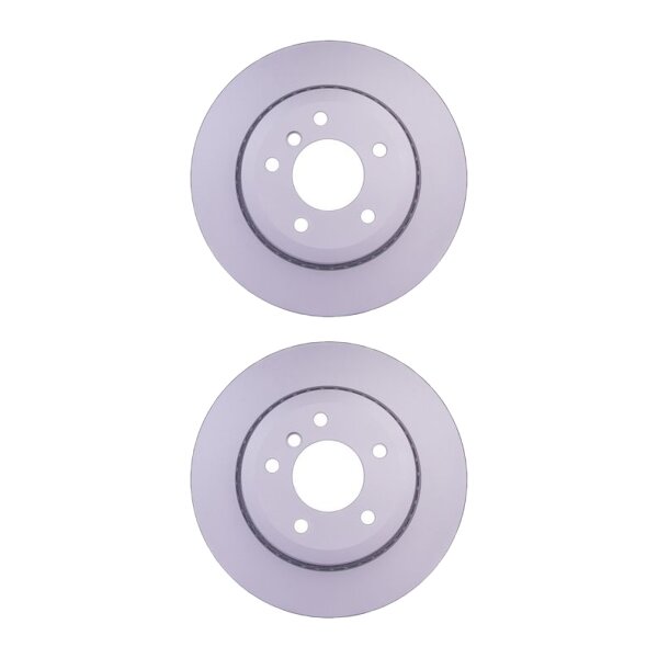 2 Brake Discs internally ventilated Ø 75 mm 20 mm HELLA for BMW 5 Series