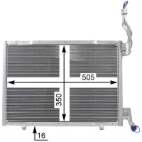 Kondensator Klimaanlage MAHLE für FORD TRANSIT...