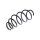 Suspension Spring Front Axle Coil Spring TRISCAN for e.g. OPEL ASTRA