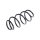 Suspension Spring Front Axle Coil Spring TRISCAN fits AUDI A3