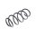 Suspension Spring Front Axle Coil Spring TRISCAN for HYUNDAI SANTA