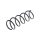 Suspension Spring Front Axle Coil Spring TRISCAN for KIA PICANTO