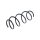 Suspension Spring Front Axle Coil Spring TRISCAN fits KIA RIO