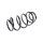 Suspension Spring Front Axle Coil Spring TRISCAN for NISSAN QASHQAI
