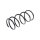 Suspension Spring Front Axle Coil Spring TRISCAN for NISSAN PIXO and others