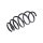 Suspension Spring Front Axle Coil Spring TRISCAN for OPEL ZAFIRA