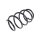 Suspension Spring Front Axle Coil Spring TRISCAN for RENAULT MEGANE and others