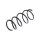 Suspension Spring Front Axle Coil Spring TRISCAN for TOYOTA VERSO