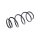 Suspension Spring Front Axle Coil Spring TRISCAN for TOYOTA YARIS