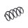 Suspension Spring Front Axle Coil Spring TRISCAN for VW PASSAT and others